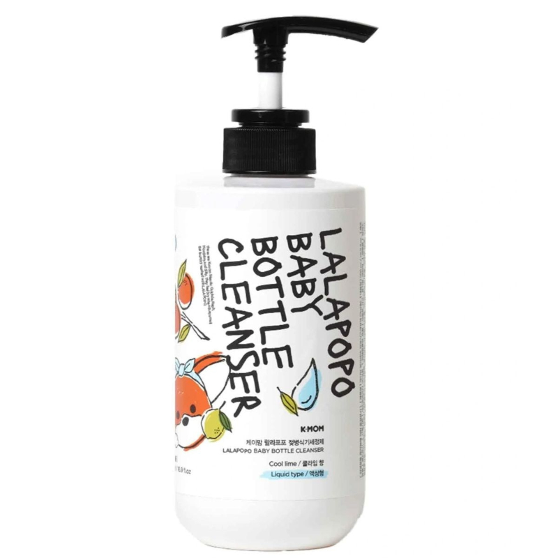 [Bundles] K-Mom Lalapopo Baby Bottle Cleanser - Liquid Type / Bubble Type